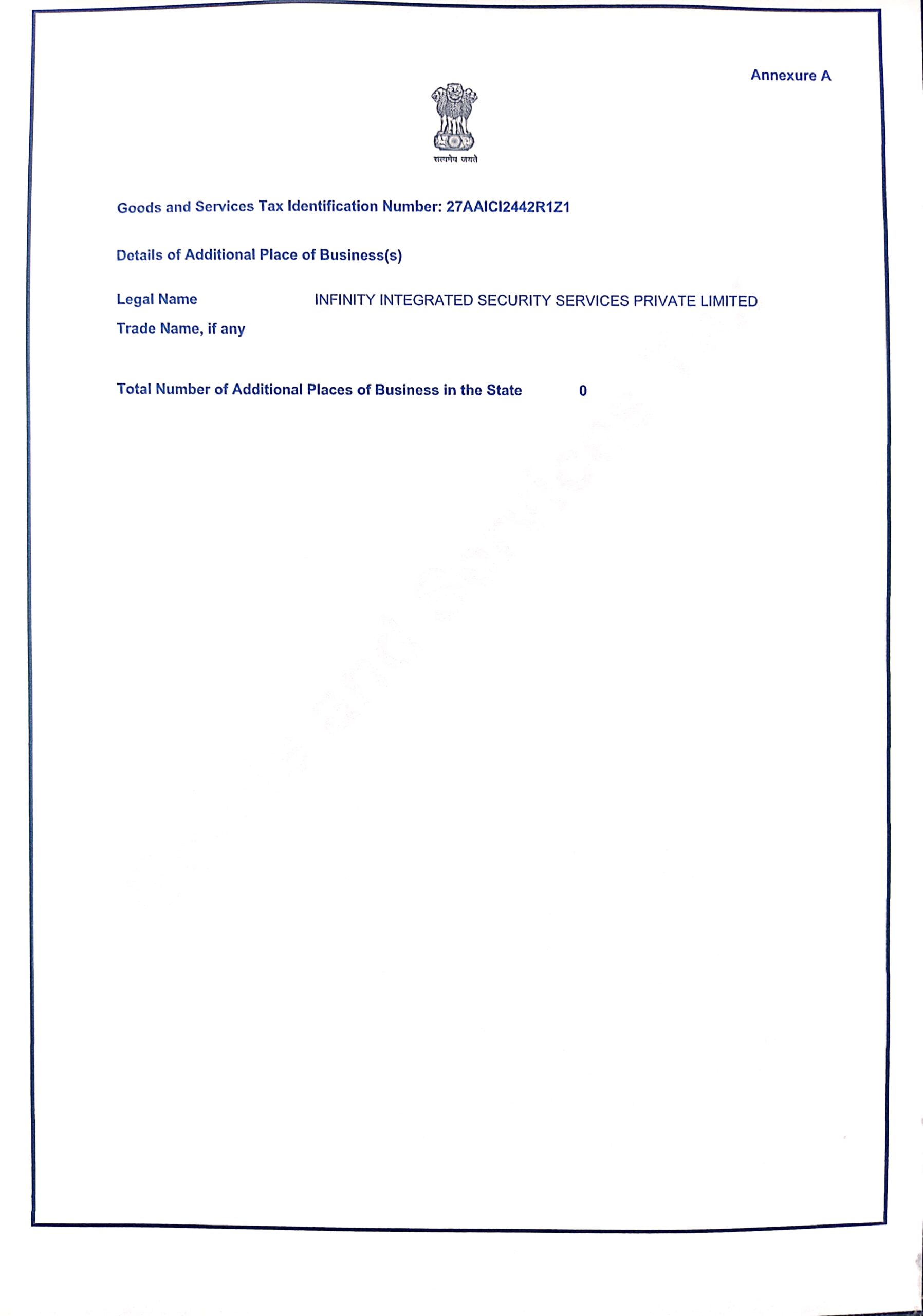 infinity integrated world